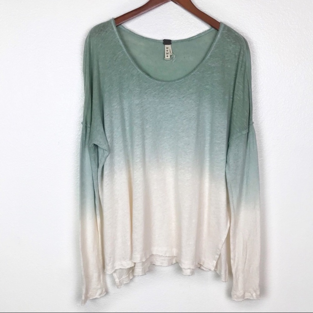 Free People Starry Night Tee | Dip Dye Ombré Top